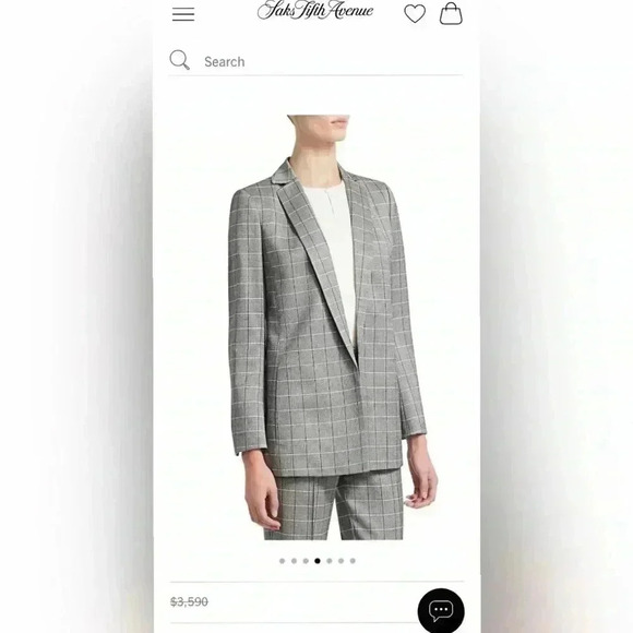 Akris Punto Alan Plaid Wool Jacket NEW - Picture 8 of 8